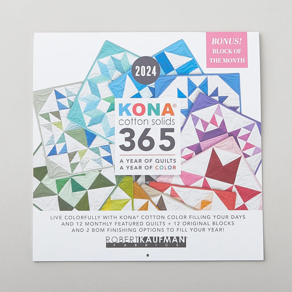 Kona Wall Calendar 2025 K001C2025C Tom's Sewing
