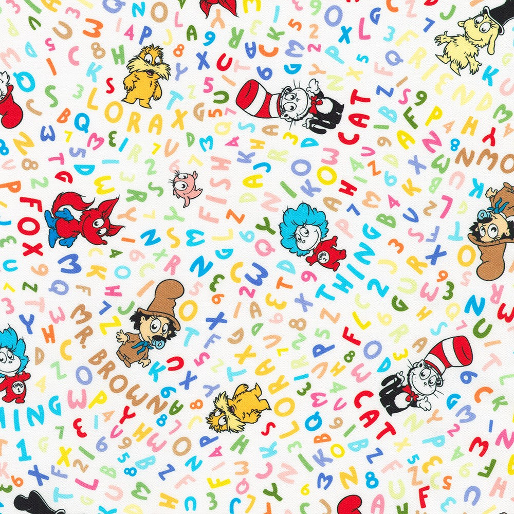 Little Seuss Alphabet Letters - 23526-205 – Tom's Sewing
