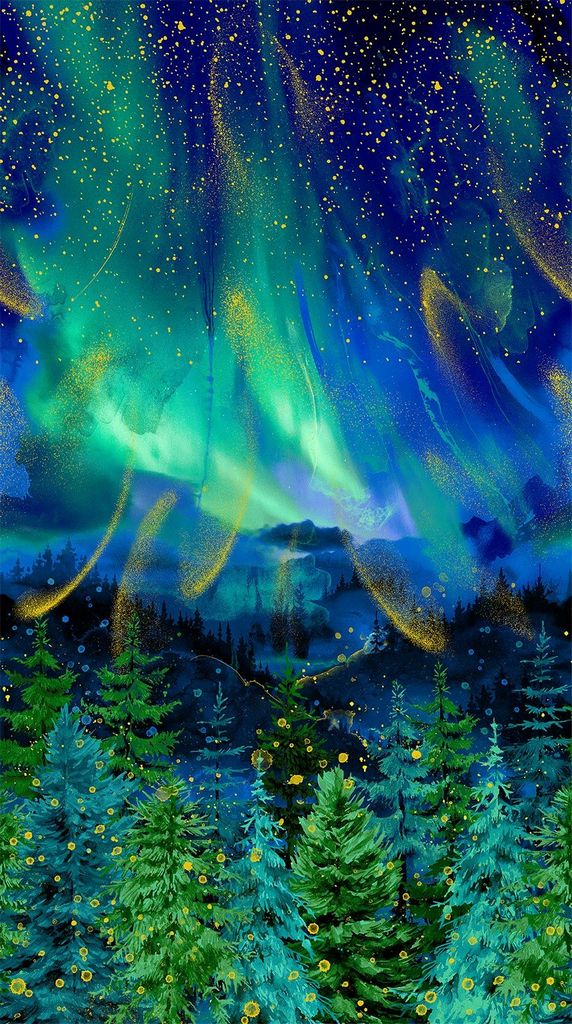 Endless Sky, Northern Lights Panel - CM4390-FOR – Tom's Sewing