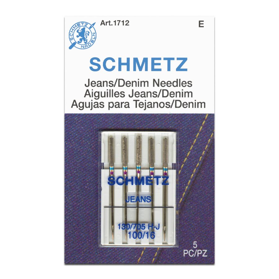 Schmetz denim/jeans sewing machine needles