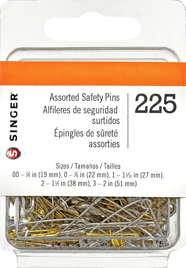 Singer Assorted Safety Pins - 00205 – Tom's Sewing